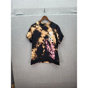 Popular Poison Large Tie-Dye T-Shirt Cherry Blossom Design 100% Cotton